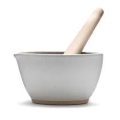 Mujun Suri Bowl met Stamper M, wit