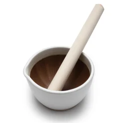 Mujun Suri Bowl met Stamper M, wit