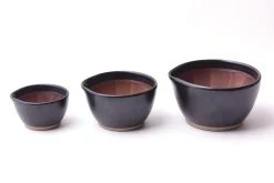Mujun Suri Bowl met Stamper L, zwart