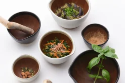 Mujun Suri Bowl met Stamper L, zwart