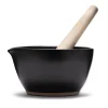 Mujun Suri Bowl met Stamper M, zwart