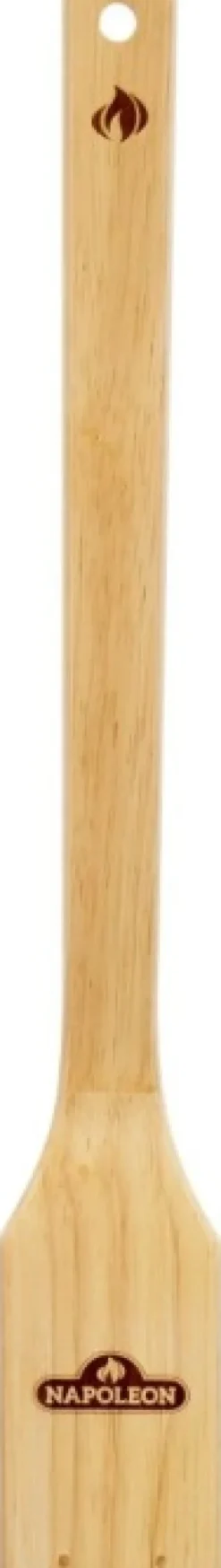Napoleon Essential Messing Grillborstel met Houten Handvat
