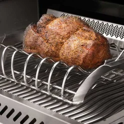 Napoleon Pro RVS Sparerib- en Braadstukhouder