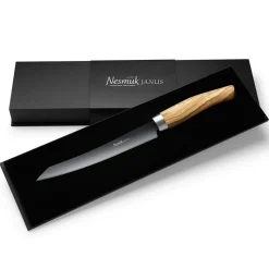 Nesmuk Janus Slicer, 16cm olijfhout