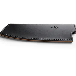 Nesmuk Messenbeschermer Leer Koksmes, 18cm