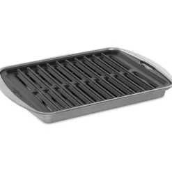 Nordic Ware Cast Grill 'N Sear Braadslede met Grillrooster, 38x29cm