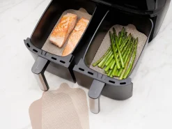 NoStik Dual Air Fryer Beschermfolie, 4 stuks