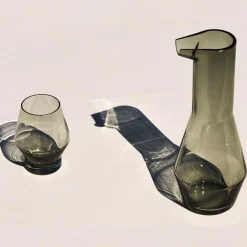 Nude Beak Waterglazen, 0,35L 2 stuks smoke grijs