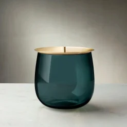 Nude Beret Voorraadschaal, Ø16cm petroleum groen