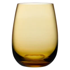 Nude Colored U Waterglazen, 4 stuks amber