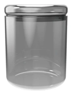 Nuts Voorraadpot met Deksel, 0,5L smoke