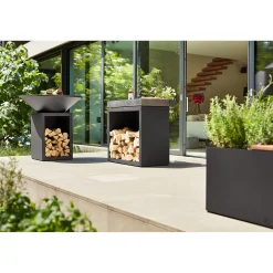 Ofyr Classic+ Storage Black 85 Vuurschaal