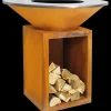 Ofyr Classic+ Storage Corten 100 Vuurschaal