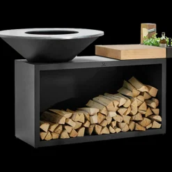 Ofyr Island+ Black 100 Buitenkeuken, teakhout