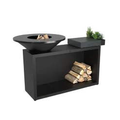 Ofyr Island+ Black 85 Buitenkeuken, keramiek