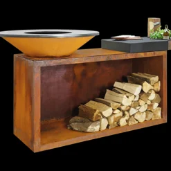 Ofyr Island+ Corten 85 Buitenkeuken, keramiek