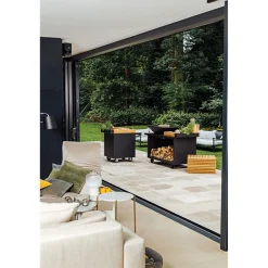 Ofyr Island+ PRO Black 100 Buitenkeuken, teakhout