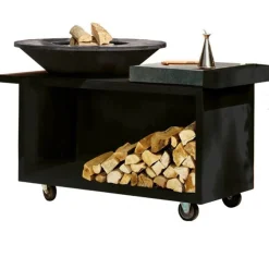 Ofyr Island+ PRO Black 100 Buitenkeuken, keramiek