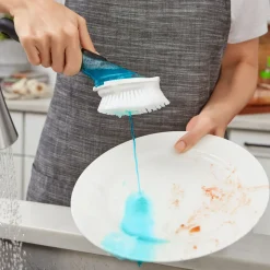OXO Good Grips Soap Squirt Afwasborstel met Zeepdispenser
