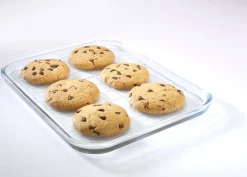 Pyrex Bake & Enjoy Bakplaat, 32x26cm glas