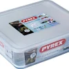 Pyrex Cook & Freez Schaal Rechthoek met deksel, 27x22cm