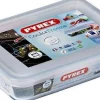 Pyrex Cook & Freeze Schaal Rechthoek met Deksel, 25x19cm