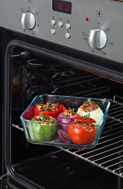 Pyrex Cook & Freeze Schaal Vierkant met Deksel, 20x20cm