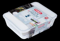 Pyrex Cook & Freeze Schalenset met Deksel, 2-delig 25+22cm