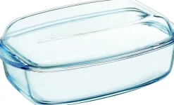 Pyrex Slowcook Ovenschaal met Glazen Deksel, 37x22cm