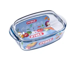 Pyrex Slowcook Ovenschaal met Glazen Deksel, 37x22cm