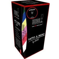 Riedel Fatto A Mano Performance Cabernet Mondgeblazen Wijnglas, zwarte steel