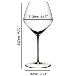 Riedel Veloce Pinot Noir / Nebbiolo Wijnglas, 2 stuks
