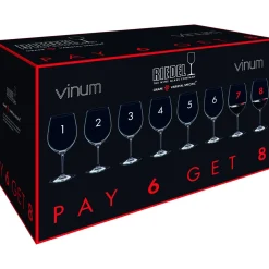 Riedel Vinum Cabernet/Merlot/Bordeaux Wijnglazenset, 8-delig