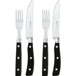 Rösle Steakbestekset, 4-delig zwart
