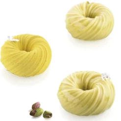 Silikomart Intreccio 105 Siliconen Patisserievorm, 6-vaks