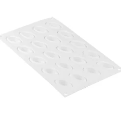 Silikomart Quenelle 10 Siliconen Patisserievorm, 20-vaks
