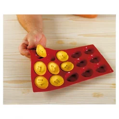 Silikomart SiliconFlex Round Tartelette Bakvorm SF013, 15-vaks