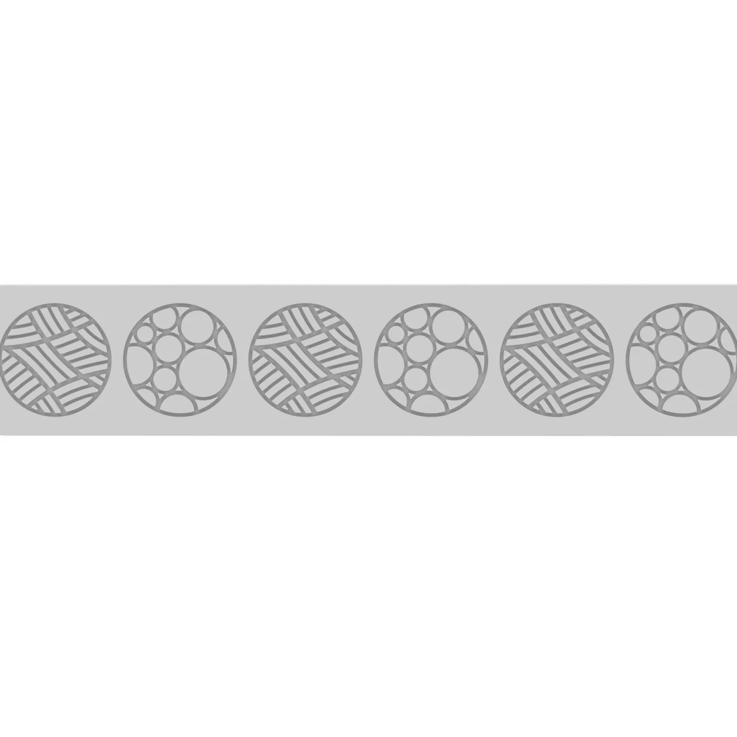 Silikomart Snowball Siliconen Patisseriemat, 6 vaks