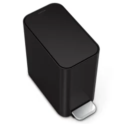 Simplehuman Smalle Pedaalemmer, 5L zwart