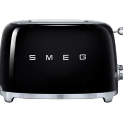 Smeg Broodrooster 2x2 TSF01BLEU, zwart