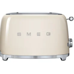 Smeg Broodrooster 2x2 TSF01CREU, crème