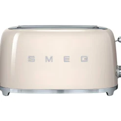 Smeg Broodrooster 2x4 TSF02CREU, crème
