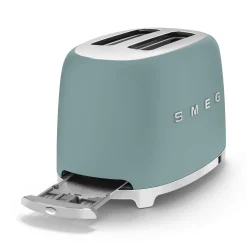 Smeg Broodrooster 2x2 TSF01EGMEU, emerald green mat