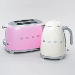 Smeg Broodrooster 2x2 TSF01PKEU, roze