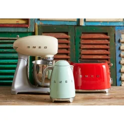 Smeg Broodrooster 2x2 TSF01RDEU, rood