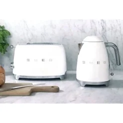 Smeg Broodrooster 2x4 TSF02WHEU, wit
