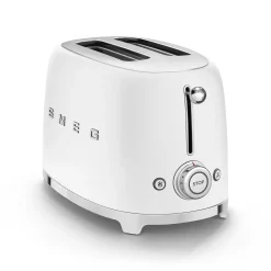 Smeg Broodrooster 2x2 TSF01WHMEU, mat wit