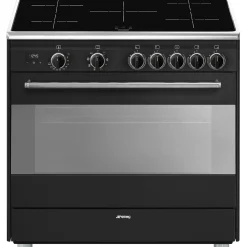 Smeg Classica Concerto Inductiefornuis BG91IAN2, 90cm antraciet