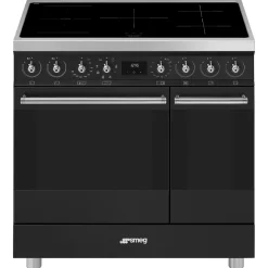 Smeg Classici Sinfonia Inductiefornuis C92IMMB2, 90cm mat zwart