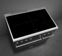 Smeg Classici Sinfonia Inductiefornuis C92IMMB2, 90cm mat zwart